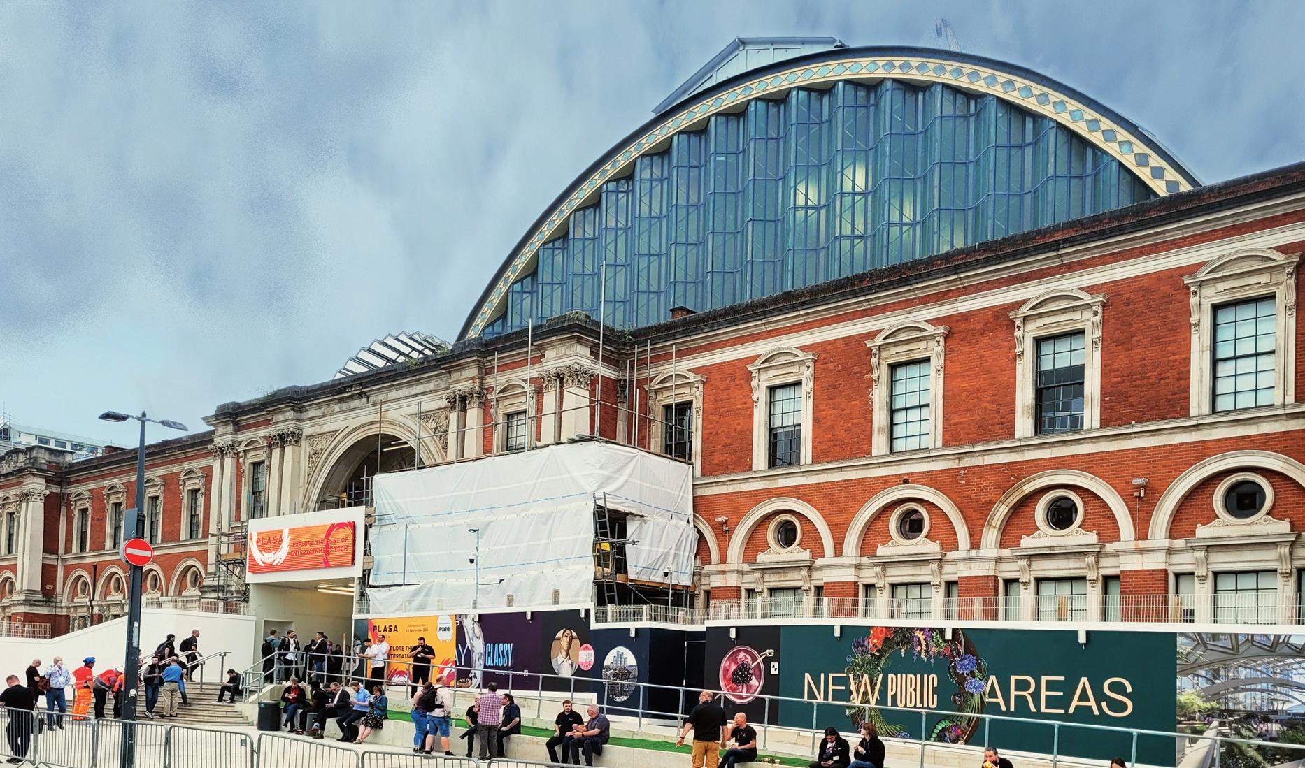 Outside Main Entrance of Olympia London